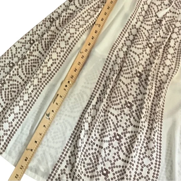 NWT Free People Kimono Maxi Dress in Pearl and Brown - Picture 4 of 16